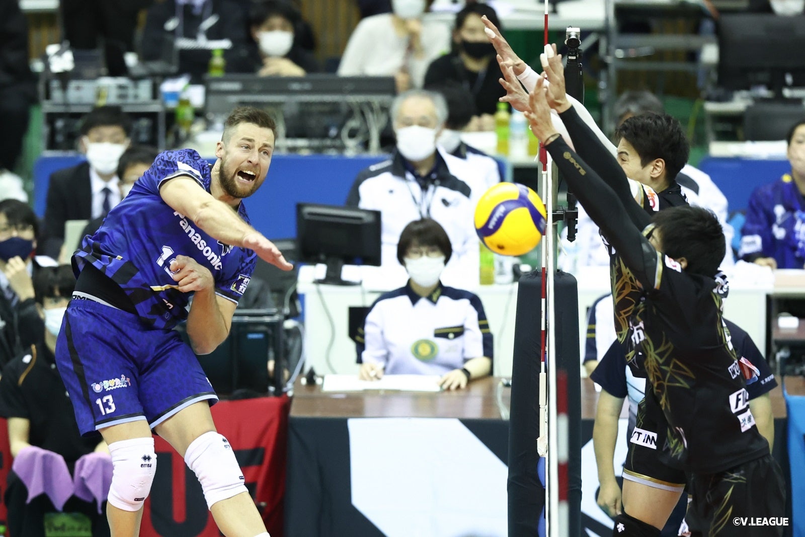 最後まで強烈なスパイクを打ち続けたパナソニック・クビアク, ミハウ 4月16日 対WD名古屋戦 第1セット