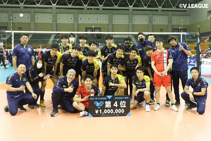 今シーズンを4位で終えた堺 4月16日 対サントリー戦