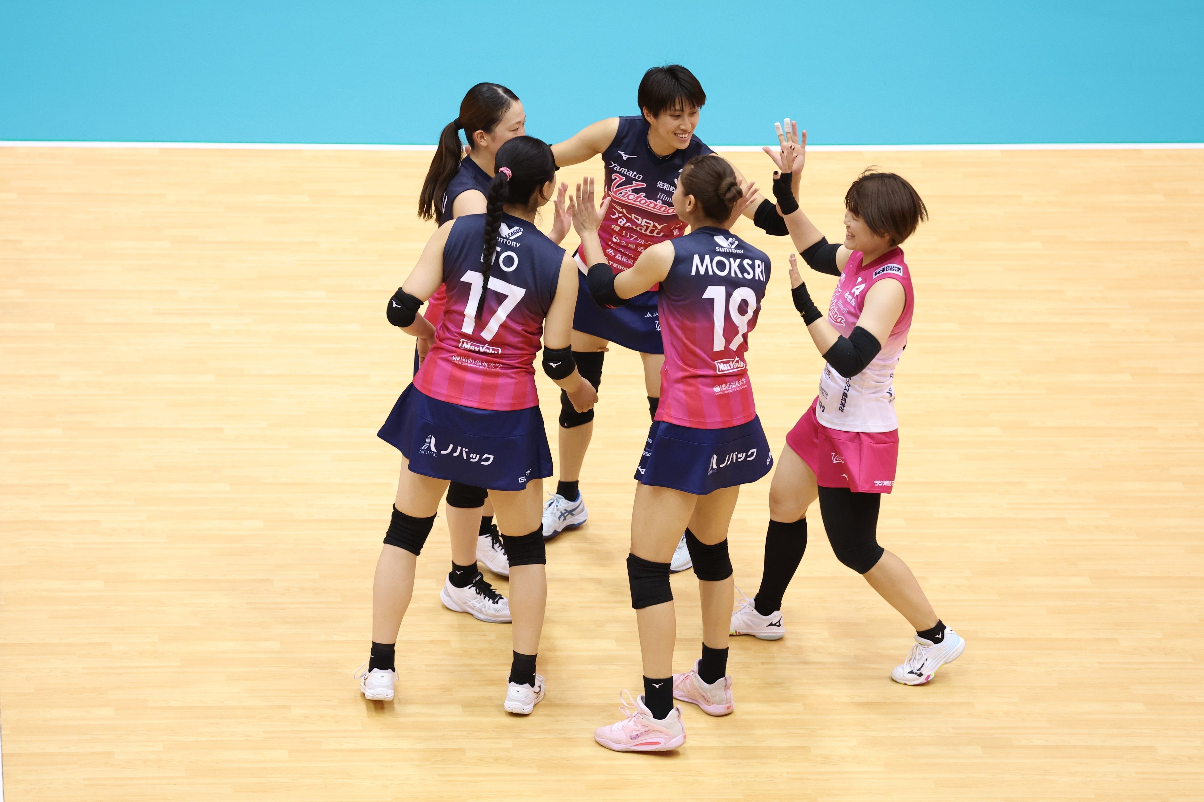 ホーム2連勝をあげた姫路 写真は10月28日 対大野石油