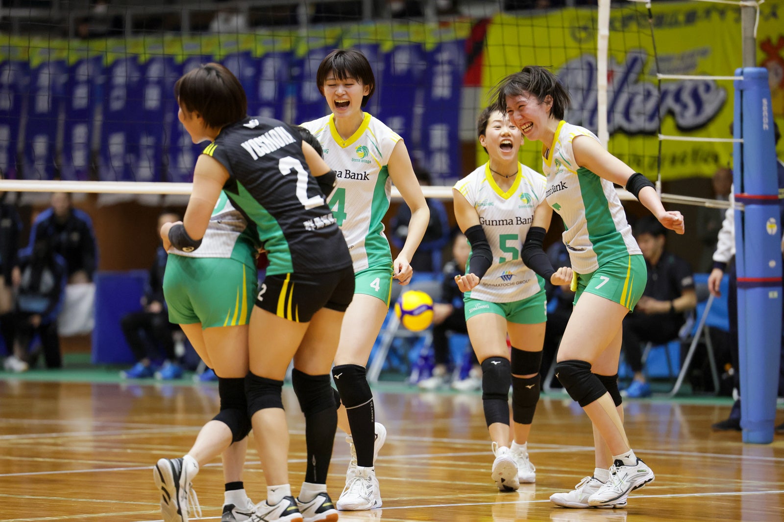 5連勝のJAぎふにストレート勝利した群馬 12月3日 第2セット