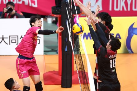 チーム最多の17得点を上げる活躍をした柳田将洋（画像は12月29日のもの）