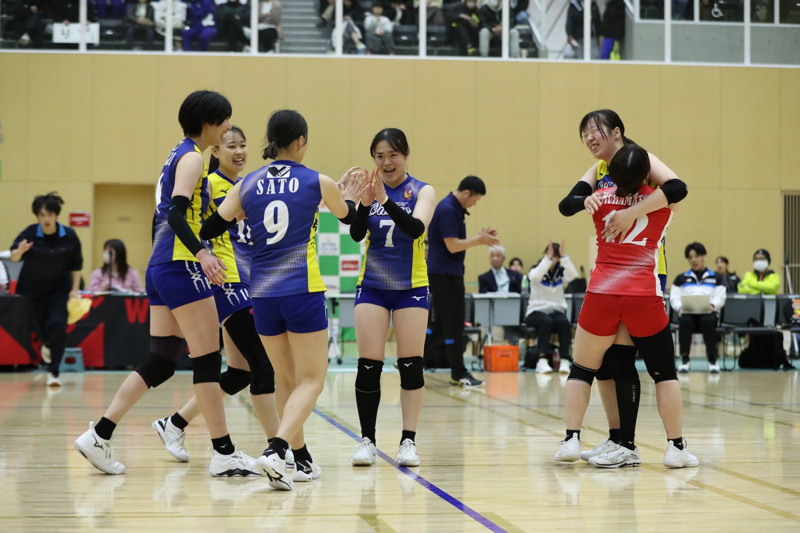 フルセットを勝ち切った大野石油　対GSS東京戦 第5セット