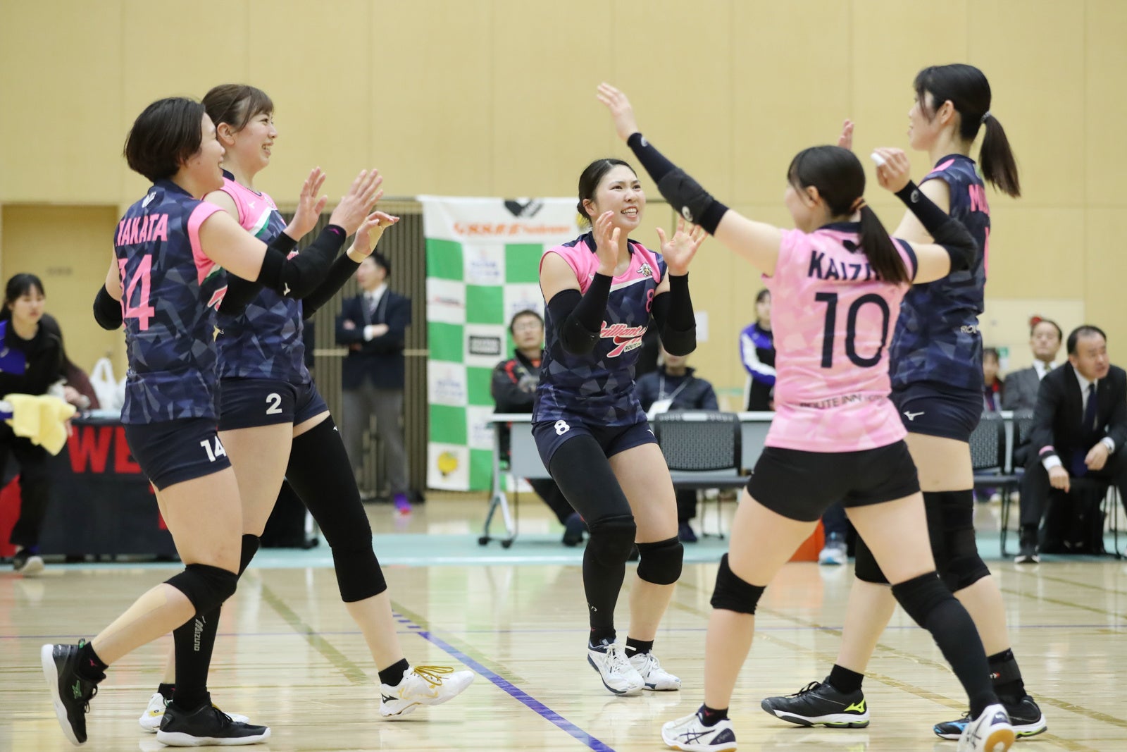 今季もファイナルステージへの切符を掴んだルートイン　対大野石油戦 第2セット