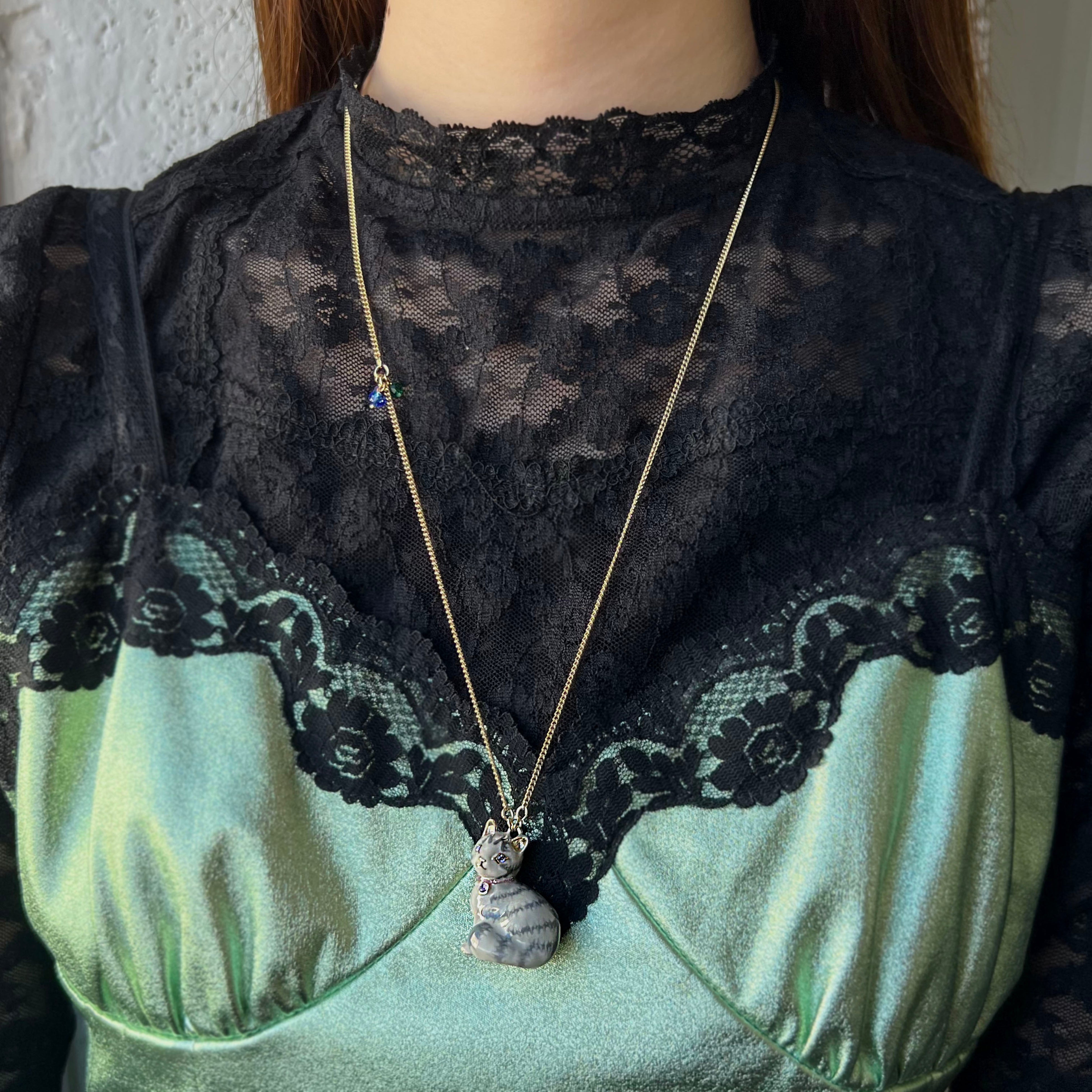 国内配送★ANNA SUI★猫モチーフ イヤリング キジトラ＆サバトラ 国内配送☆ANNA SUI☆猫モチーフ イヤリング キジトラ＆サバトラ