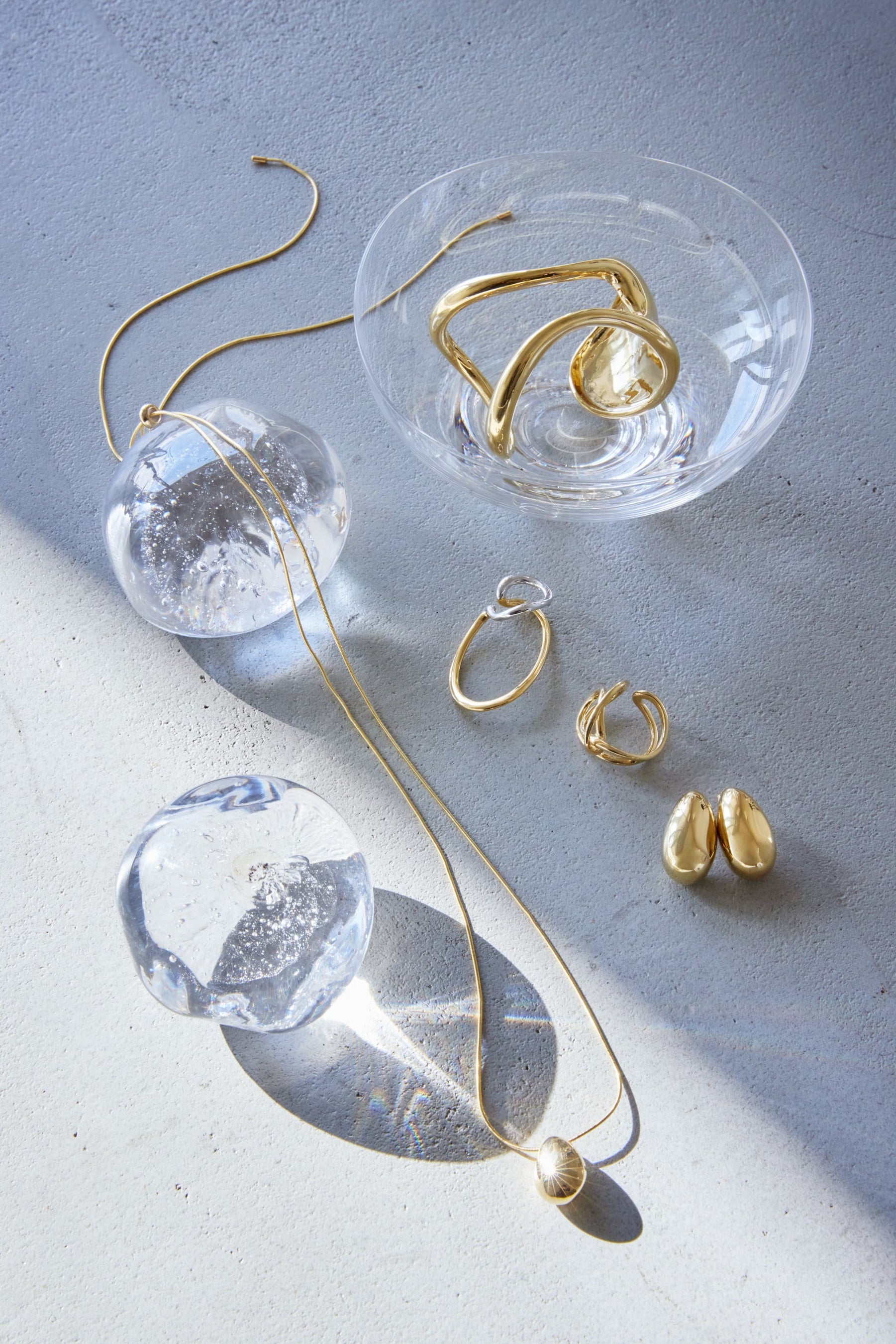 peau jewelry あぽんさん　とろみリング　ゴールド PLUS VENDOME】身体の柔らかな曲線や膨らみ、窪みをデザインに