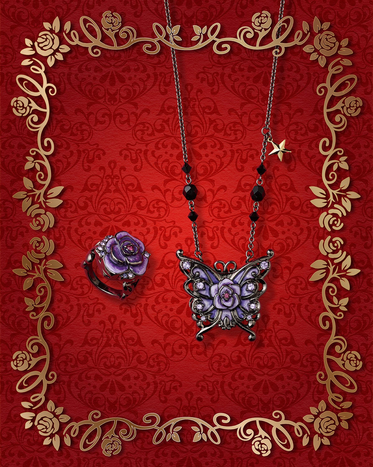 【ANNA SUI】大人ゴシックな数量限定品が登場 薔薇や蝶をモチーフにしたドラマチックな新作コレクション