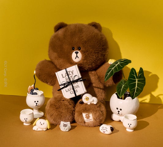LINE FRIENDSのキャラクター「ブラウン」の15周年記念キャンペーンが本格始動!新キャラクター「LAZY TAIL CLUB」の ...