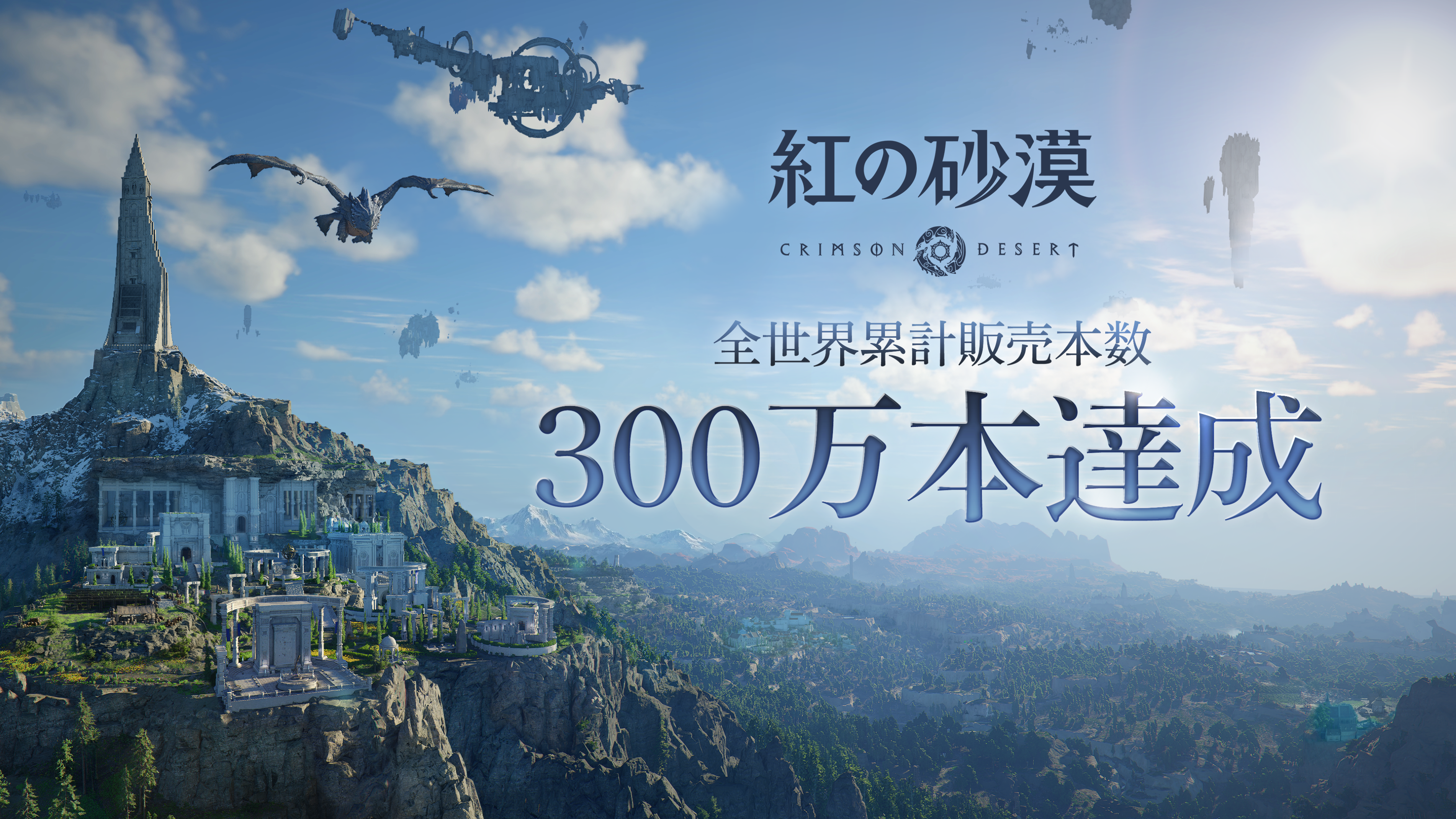 紅の砂漠、発売4日で300万本突破！世界が熱狂