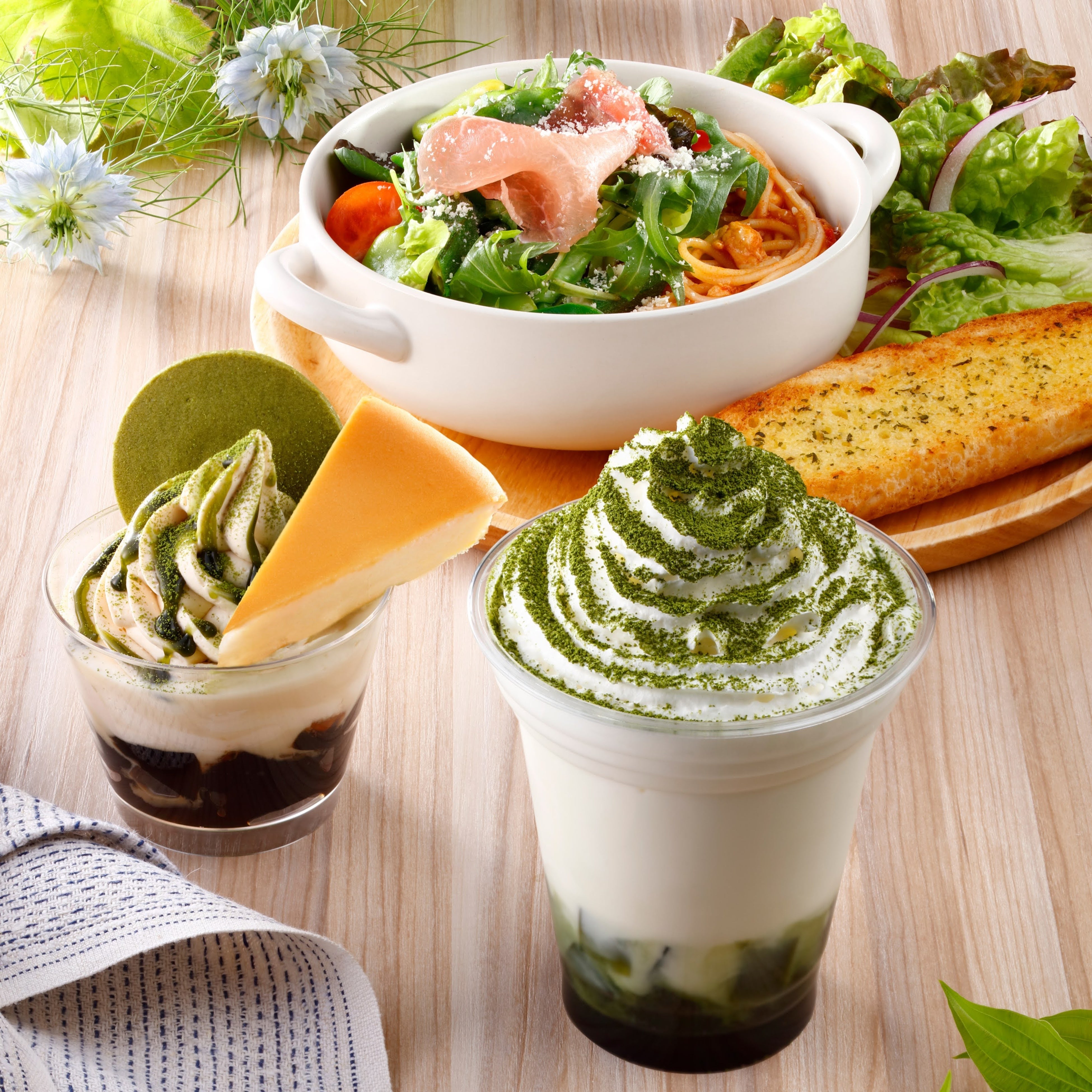 mellojoy 贅沢スフレ　抹茶　チーズたべるパン 40854-77-