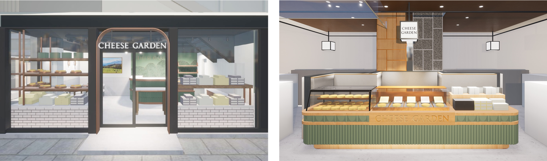 店舗イメージ（左：万代シテイ・ビルボードプレイス店、右：CoCoLo新潟店）