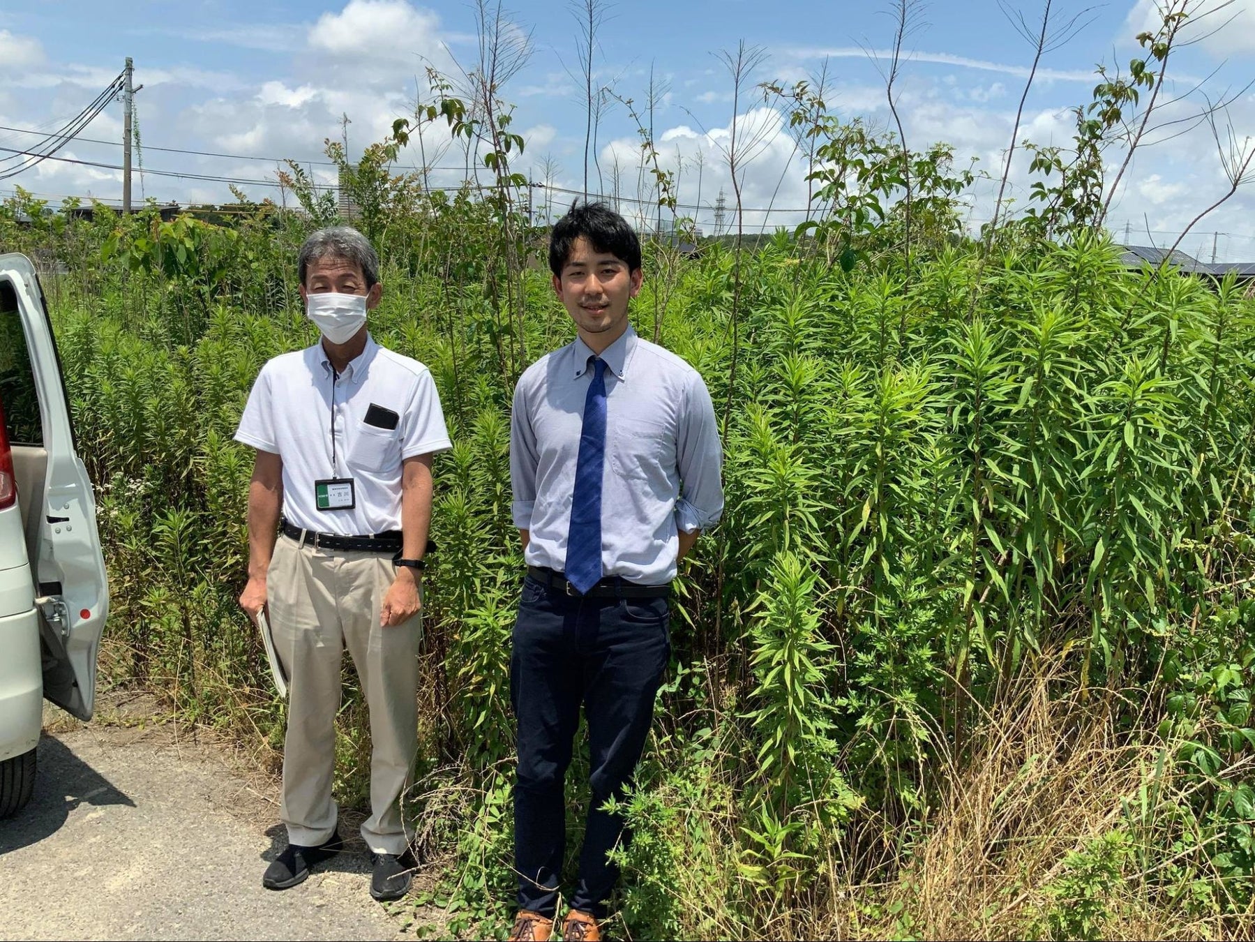 神戸市農業委員会 古川氏と当社代表 坪井 宙畑記事より抜粋