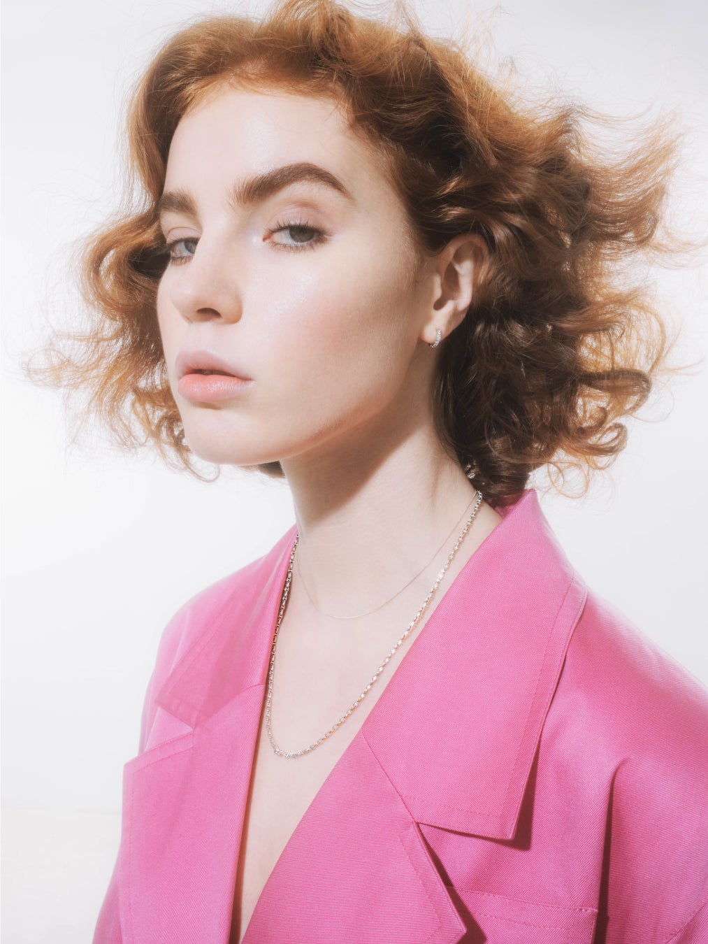 sophie necklace¥12,100 sally long necklace WG¥51,700 two face diamond pierce WG(single)¥26,950