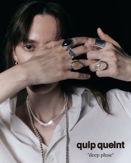 ジュエリーブランドquip queint(クイップクエイント)から12th collection”deep pulse”を発表。硬質なシルバーとバロックパールが織りなす、静かな強さ纏うジュエリーを展開 ジュエリーブランドquip queint(クイップクエイント)から12th collection”deep pulse”を発表。硬質なシルバーとバロックパールが織りなす、静かな強さ纏うジュエリーを展開
