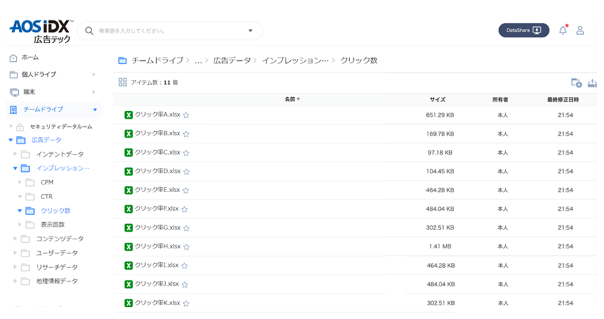 広告データプラットフォーム AOS IDX