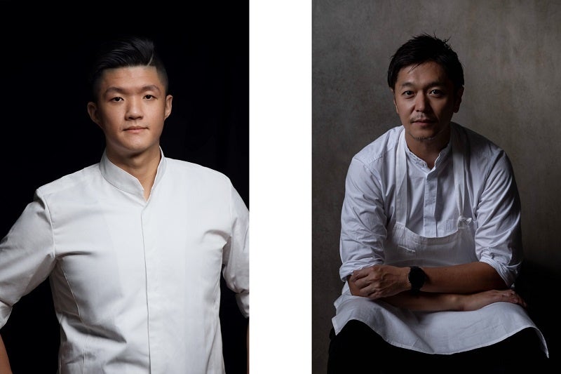 左：「JL STUDIO」ジミー・リムシェフ　右：「Florilège（フロリレージュ）」川手寛康シェフ