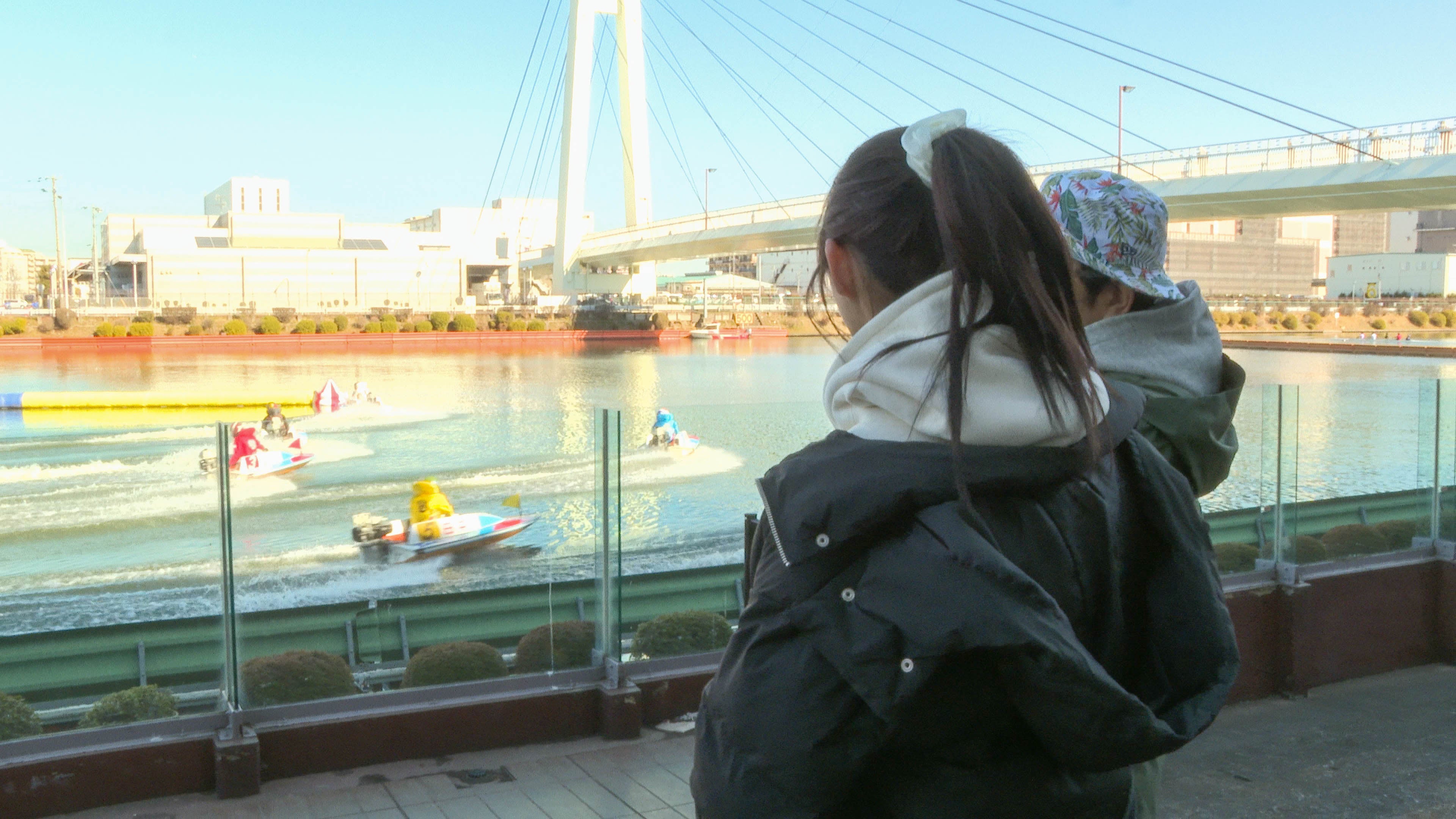 レースが行われる水面コース