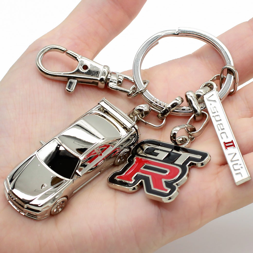GT-R キーホルダー 新商品○3000個限定○ 日産スカイライン GT-R (BNR34) キーリング
