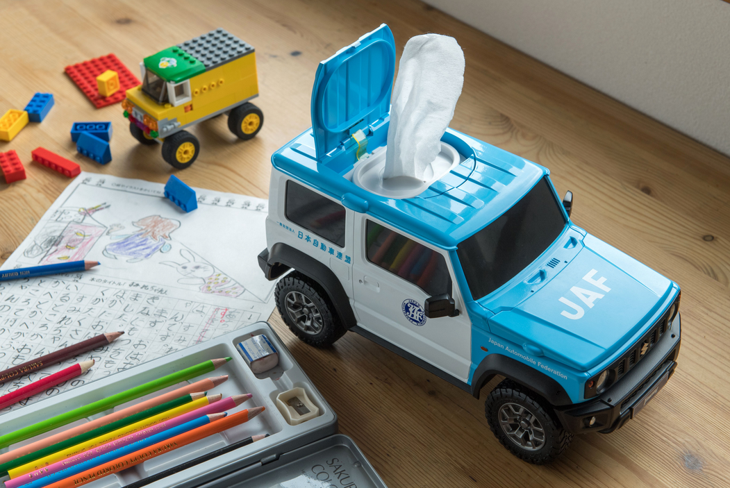 世界初】JAFの車型ウェットティッシュケース予約販売開始 | 株式会社