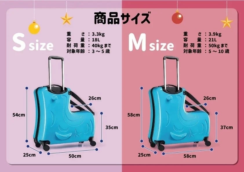 1回のみ使用！子どもが乗れるオリベラキャリーケース　イエローMサイズ キッズキャリーケース オリベラ 子供が乗れるキャリー Mサイズ