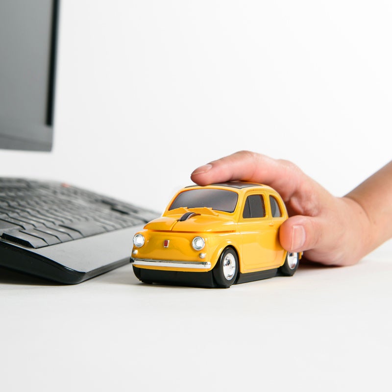 希少！ 大特価！フィアット FIAT 500 マウス USB ピンバッジ セット 希少！ 大特価！フィアット FIAT 500 マウス USB ピンバッジ