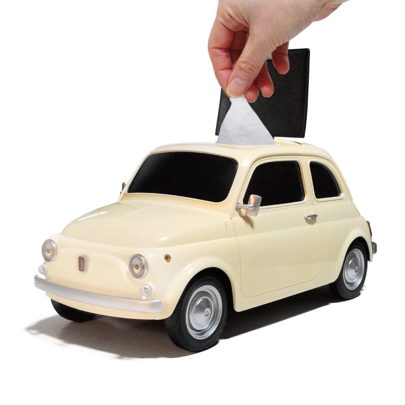 A27 【イタリア物】　フィアット　Fiat ５００　貯金箱　イタリア入手 FIAT フィアット初代500貯金箱(Small/ホワイト) 18720