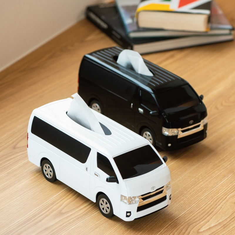 『まるでミニカー!』ハイエース型ティッシュケースが成田空港で販売開始