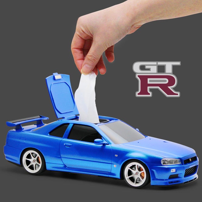 GT-R型ウェットティッシュケースが那須クラシックカー博物館に登場