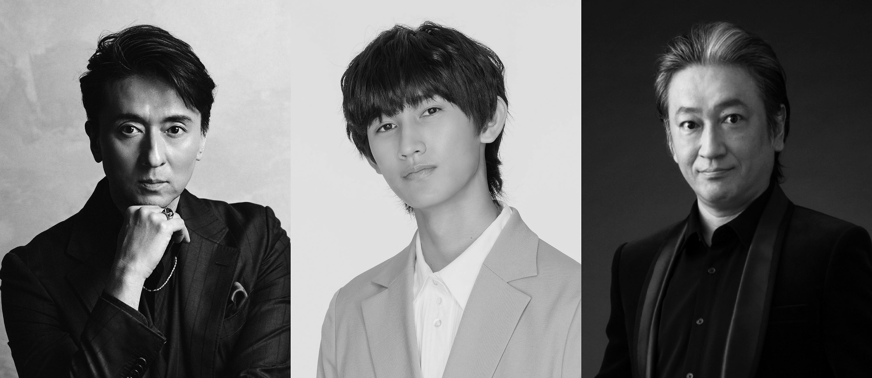 左から、岡 幸二郎、大内リオン、駒田 一