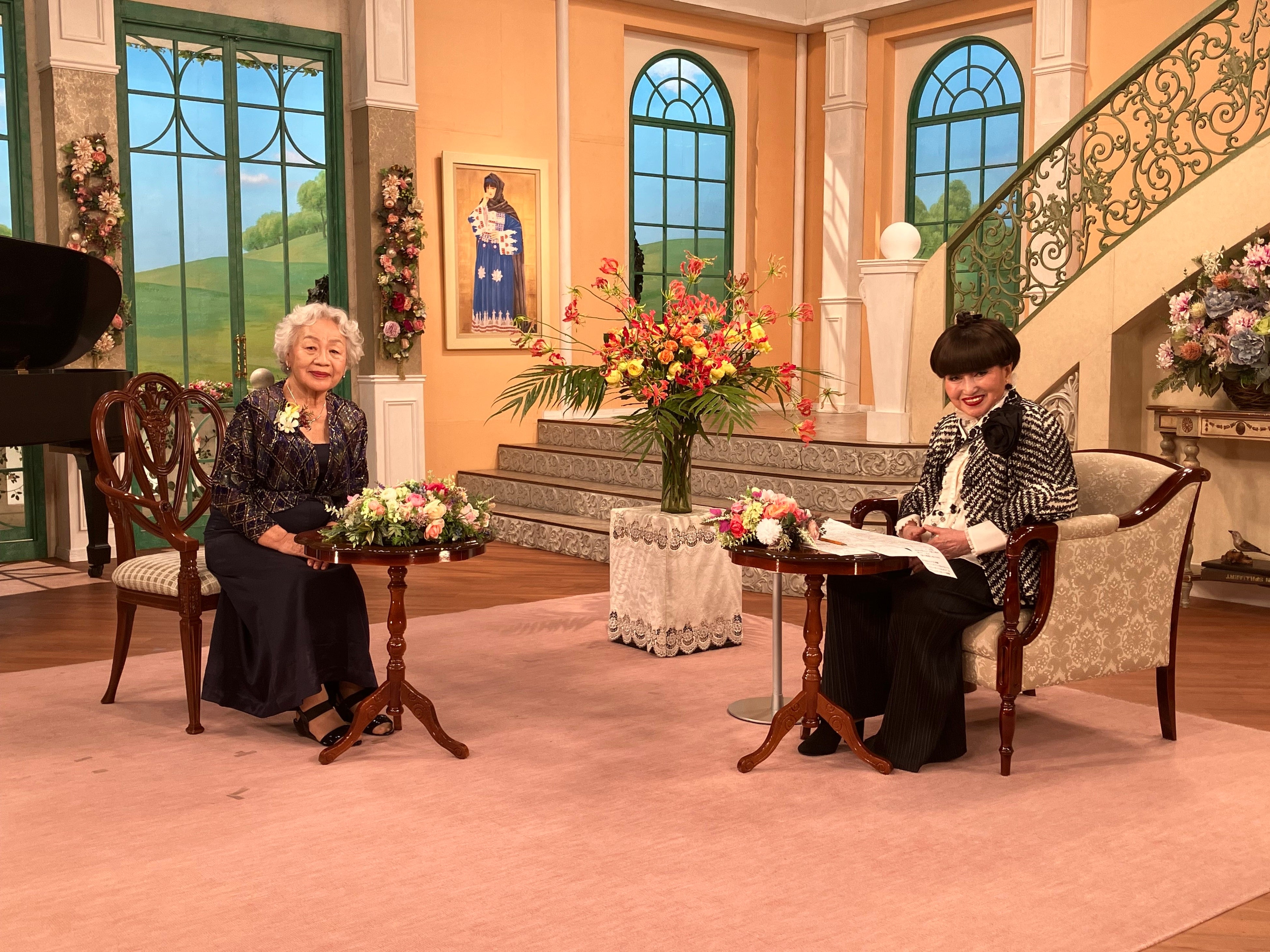 「徹子の部屋」出演時の様子