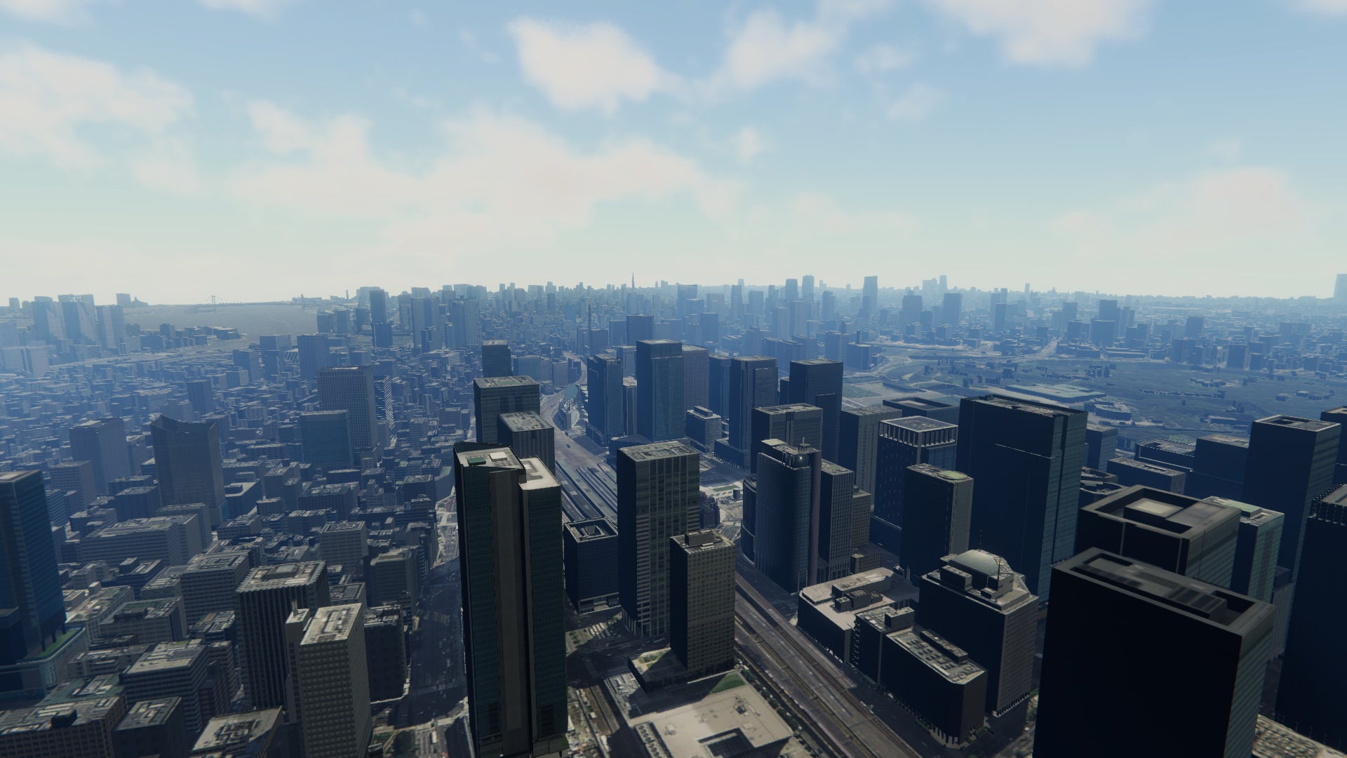 REAL 3DMAP TOKYO for XR による都市の景観