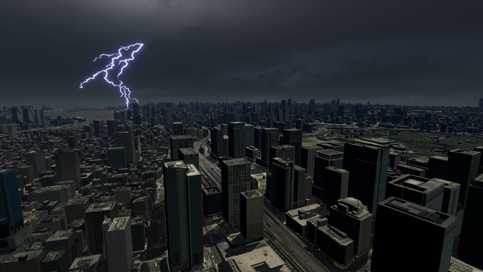 同上での夜間・荒天時