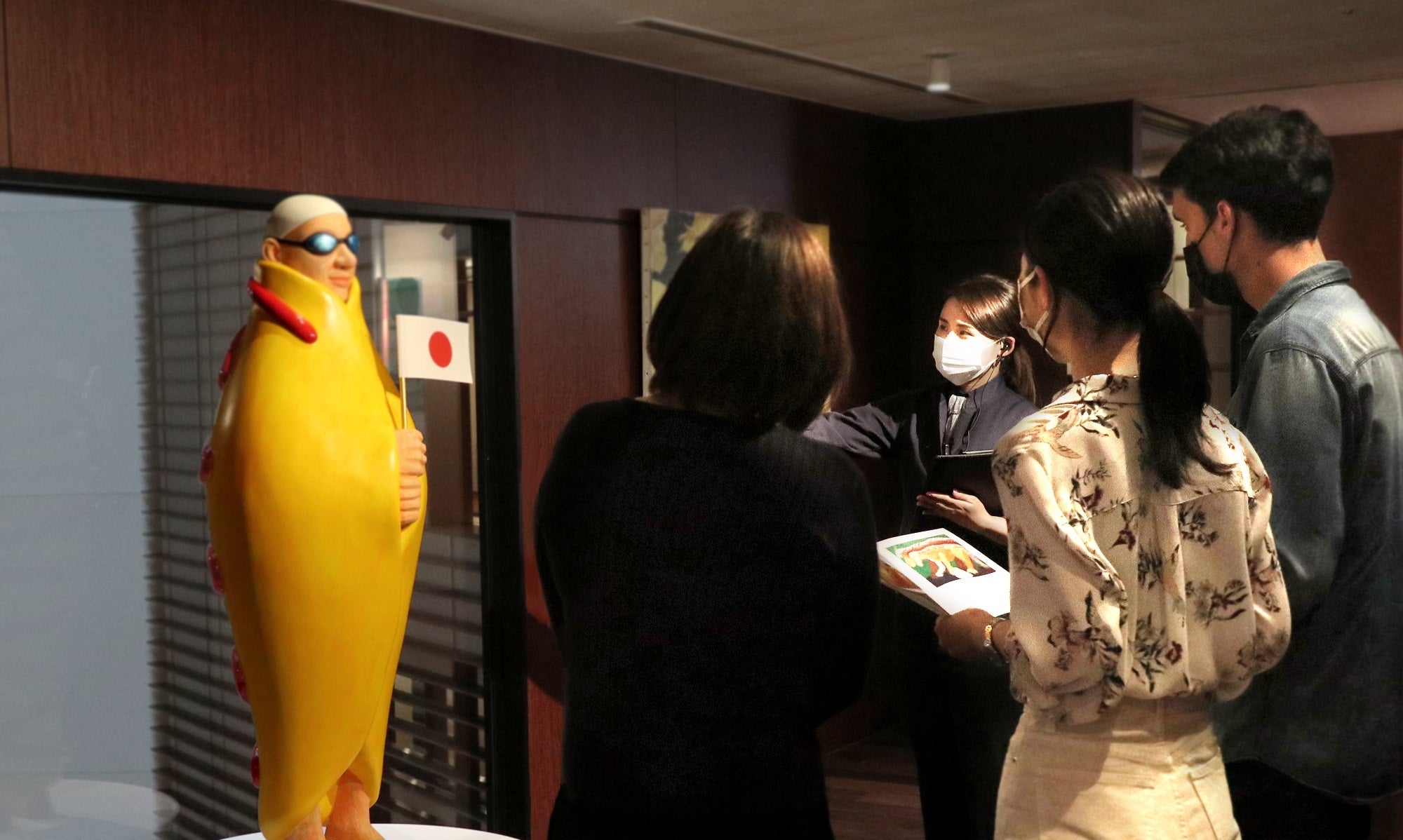 館内ツアーの様子