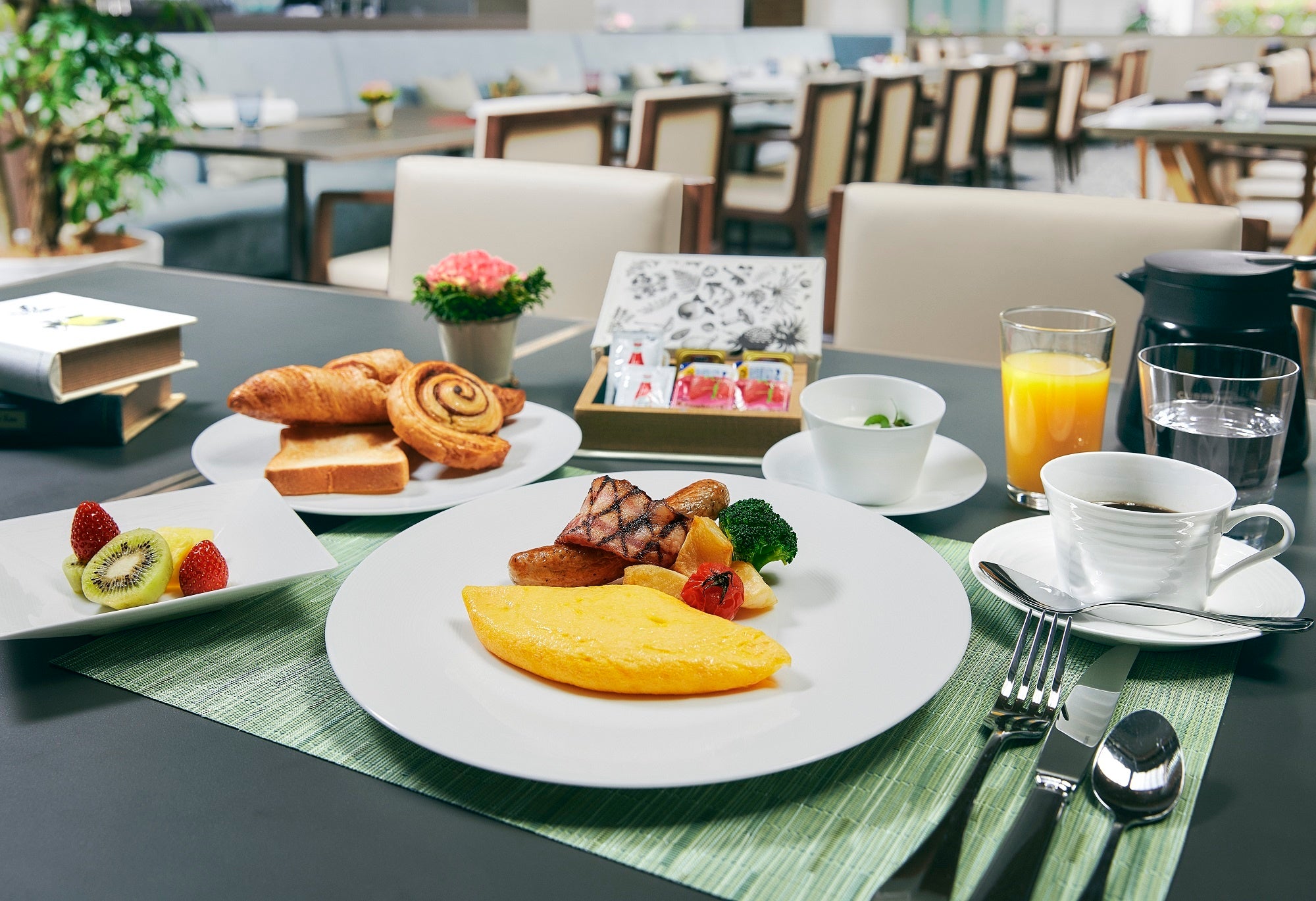 ザ　ダイニングでの朝食