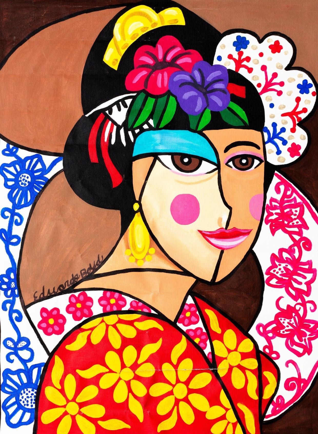 展示作品例︓パークホテル東京賞受賞作品 Eduardo Boyd【Mixture of cultures】