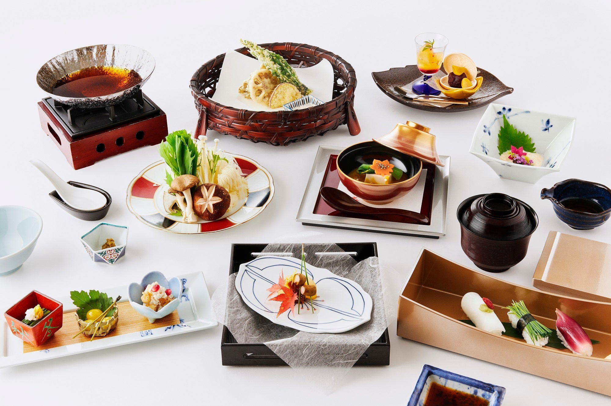 野菜のみを使用した、野菜会席