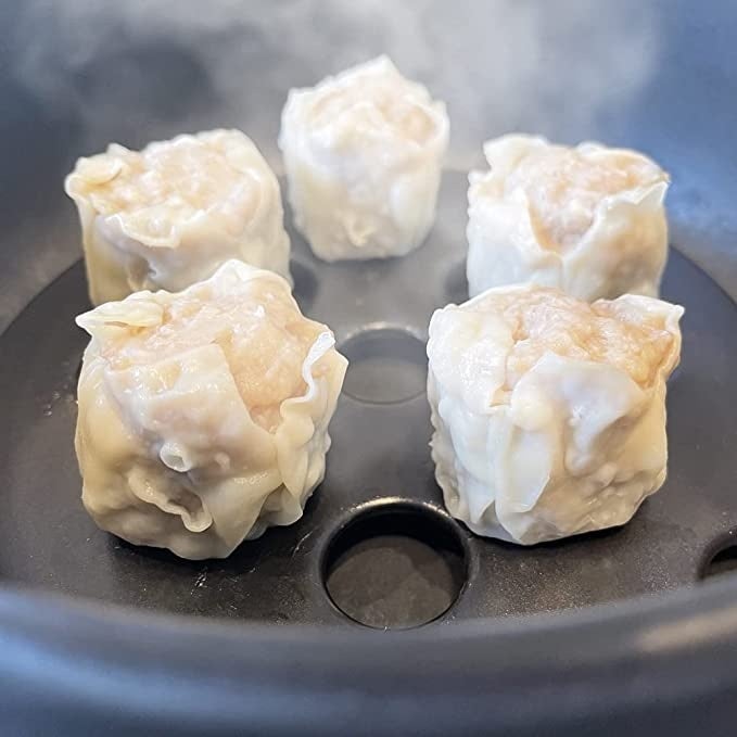 時短スチーム調理。別売り 蒸し板¥1,400 (税込)を使用