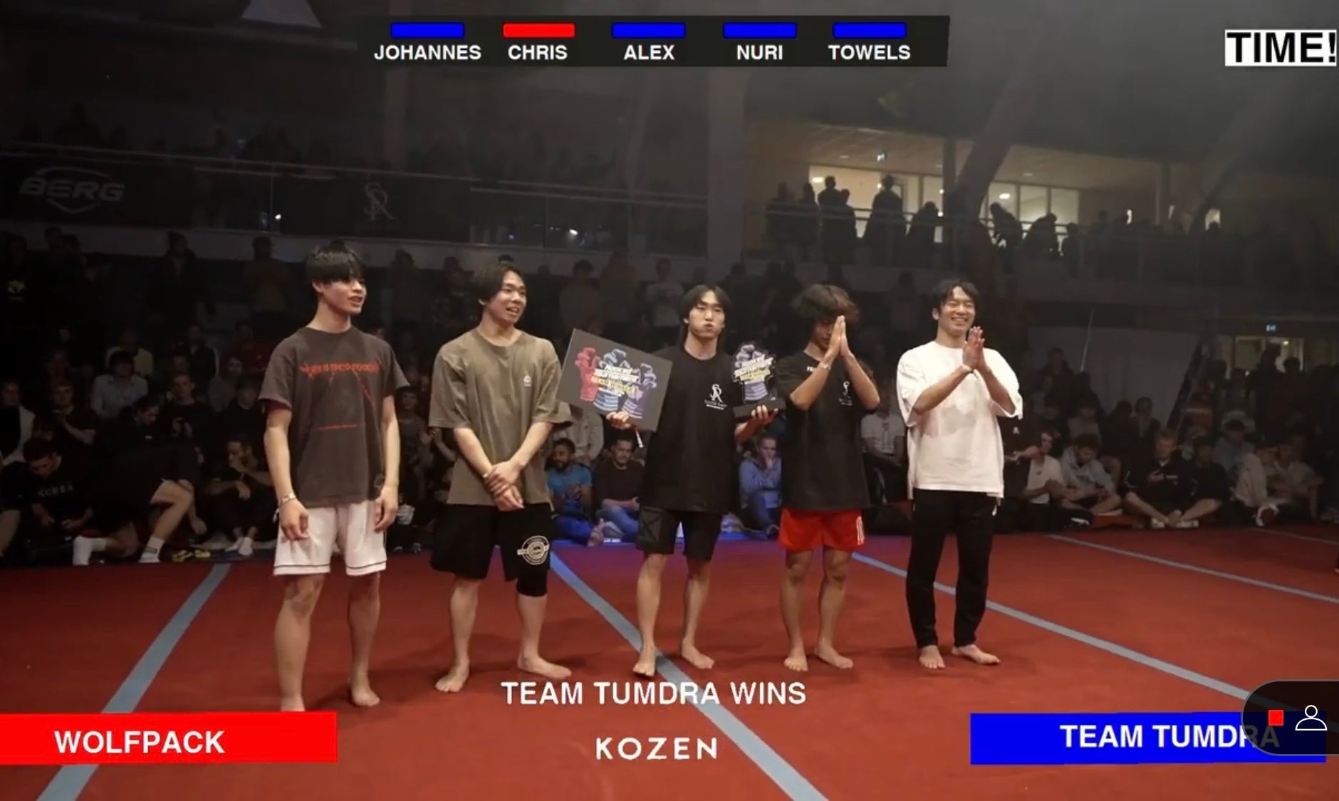 ５対５のチームバトルでも日本チーム初の優勝！