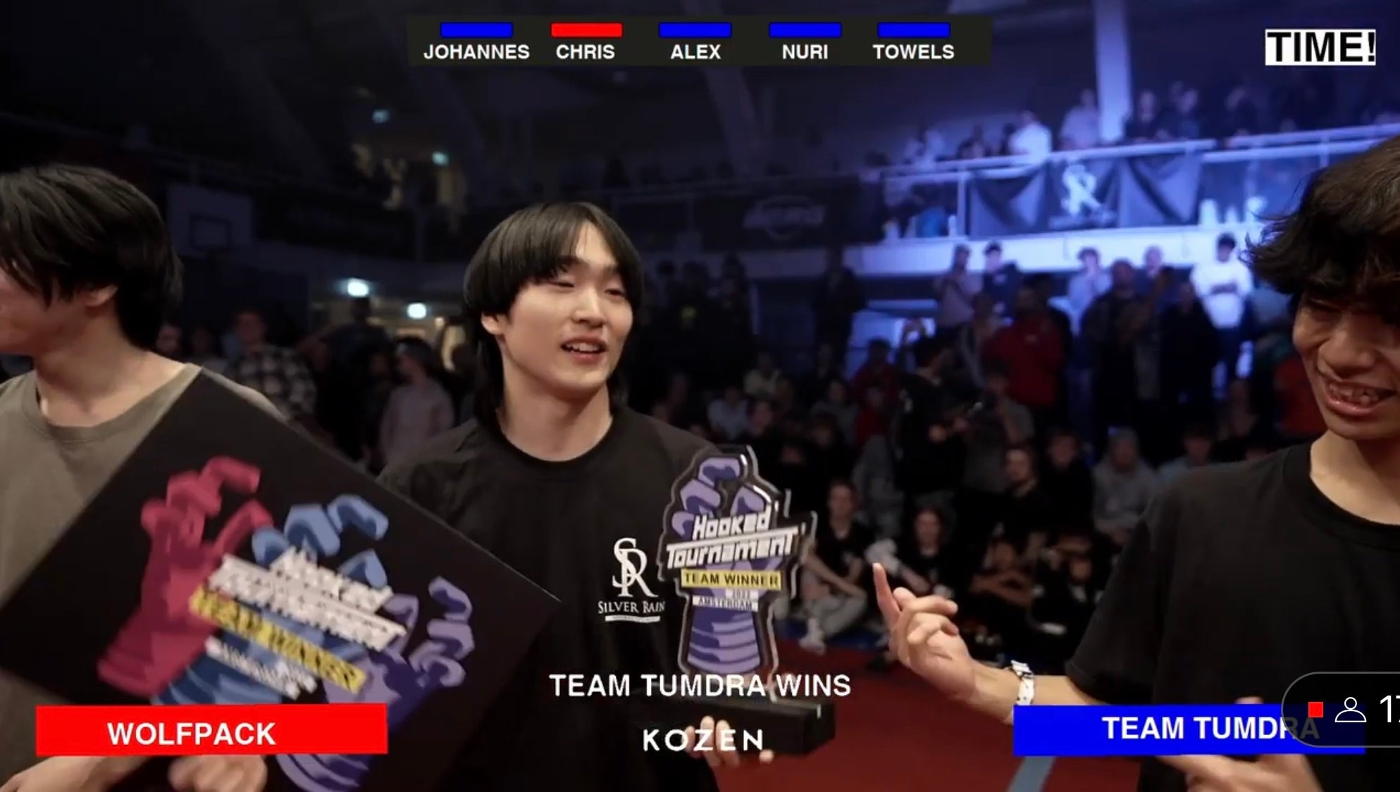 個人、チーム共に優勝を決めた！