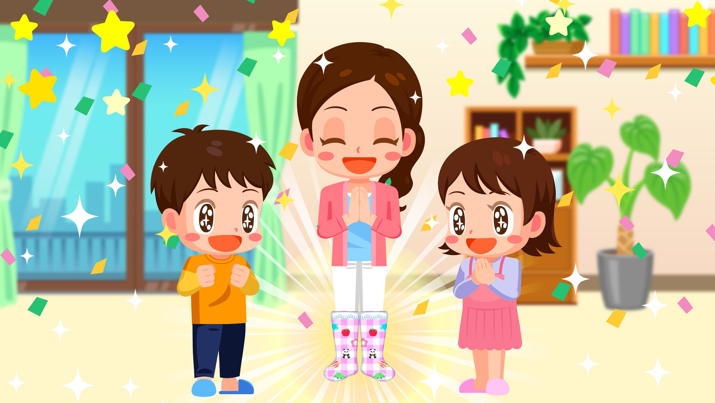 岡本_ごっこランド_くつしたをつくろう_エンディング