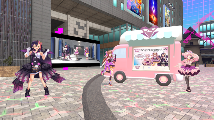 「SO.ON project LaV（ソーオン プロジェクト ラブイ）」ブース