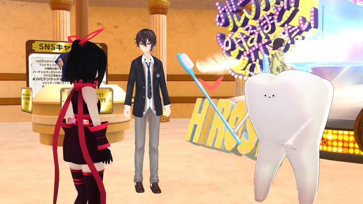 「JVCケンウッド」ブースでのバーチャル接客