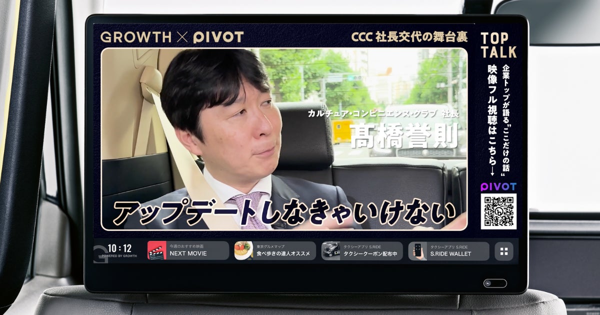 『TOP TALK』GROWTH放映イメージ