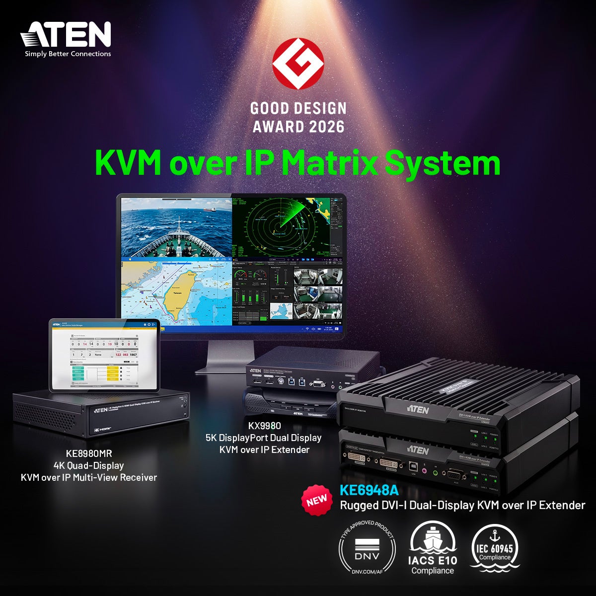 ATENの「KVM over IP マトリックスシステム」が2026年度グッドデザイン賞を受賞