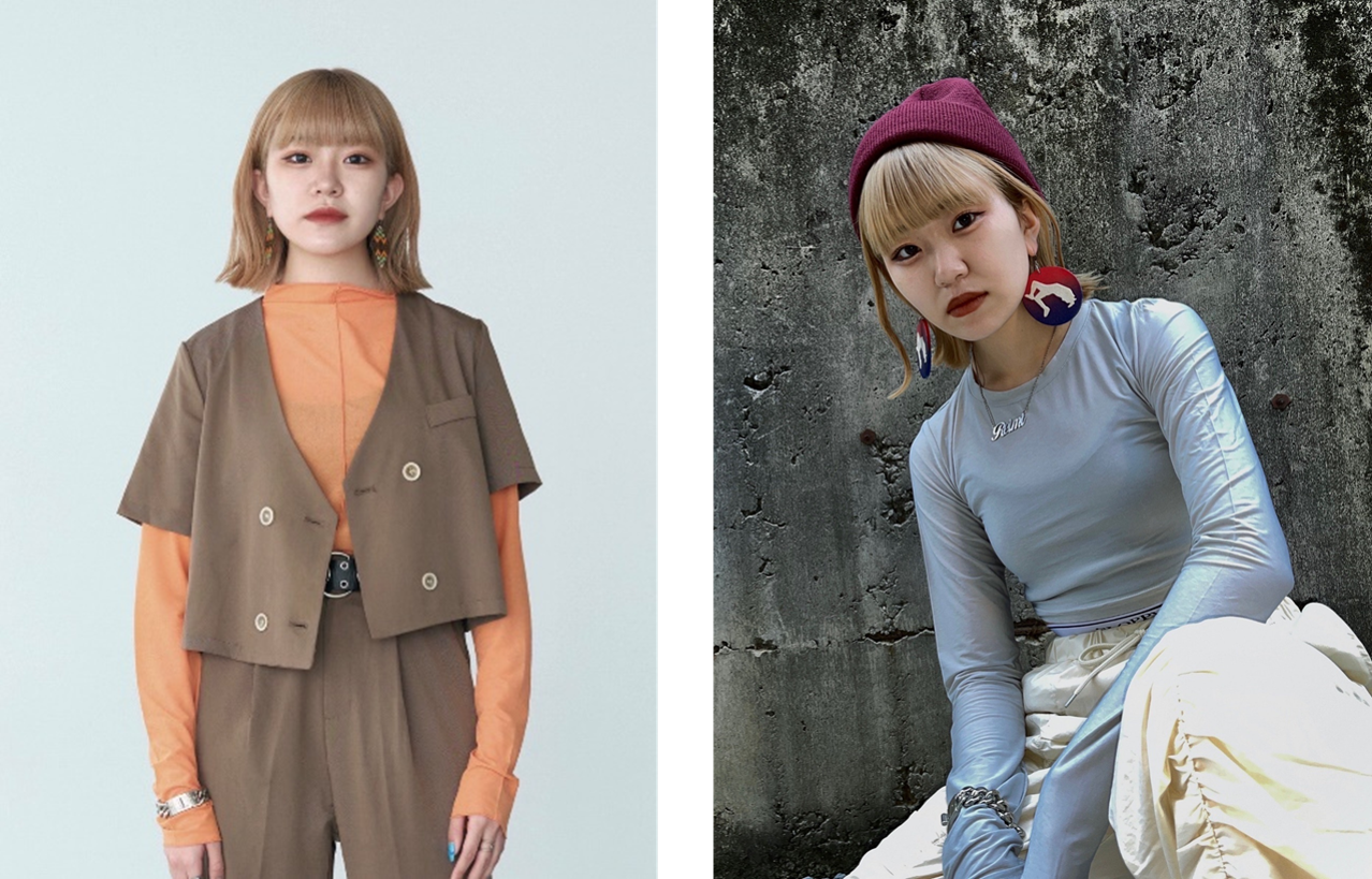 タンス整理☆ChristianDior☆デニム&レザーJK&SKセット8A タンス整理