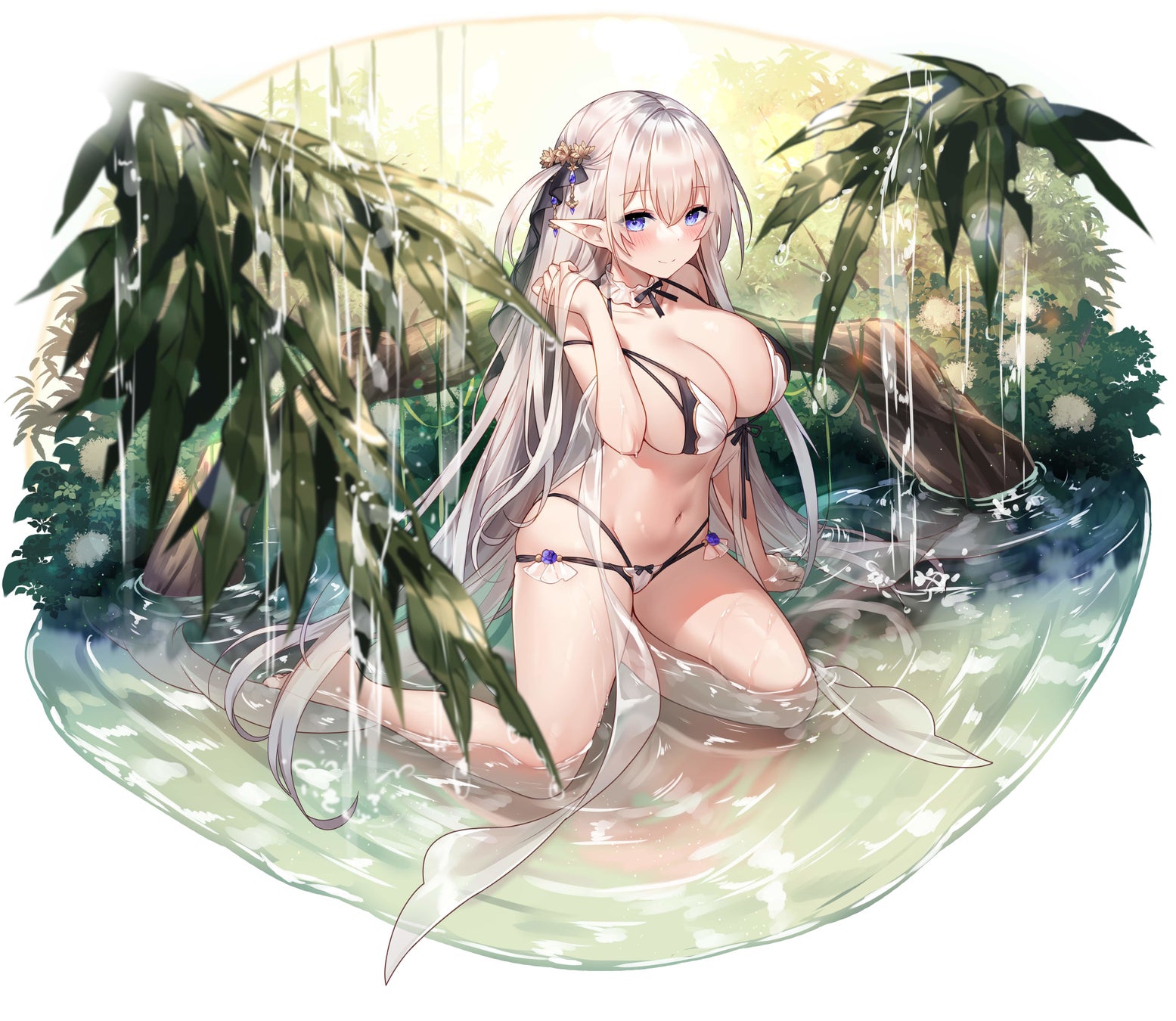 『白エルフの水着』