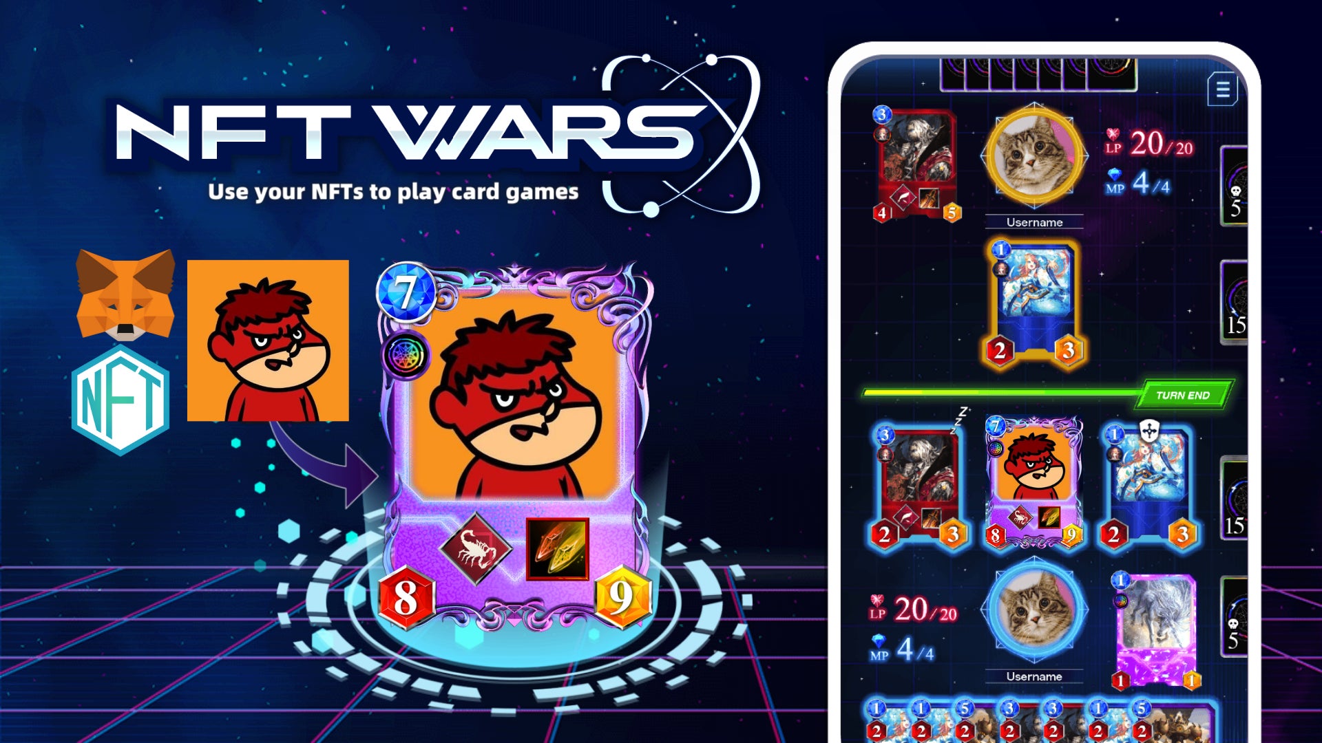 「鷹の爪団NFT」がNFTカードゲーム「NFTWars」に参画!保有者は自分のNFTをカードとしてプレイ可能に。OASトークンのエアドロップやNFTプレゼントも実施。 「鷹の爪団NFT」がNFTカードゲーム「NFTWars」に参画!保有者は自分のNFTをカードとしてプレイ可能に。OASトークンのエアドロップやNFTプレゼントも実施。