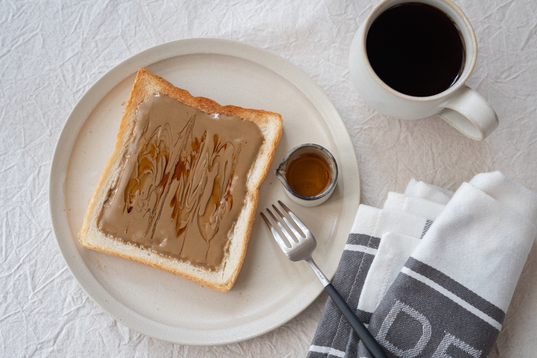 はちみつごまトースト。　by　栁川かおりさん