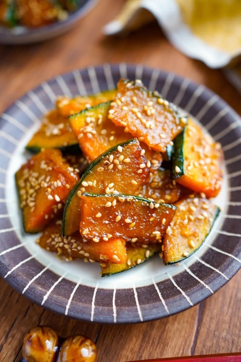 「【かぼちゃの甘辛ごま照り焼き】かぼちゃが甘〜い♡ごま風味♬︎」by coto