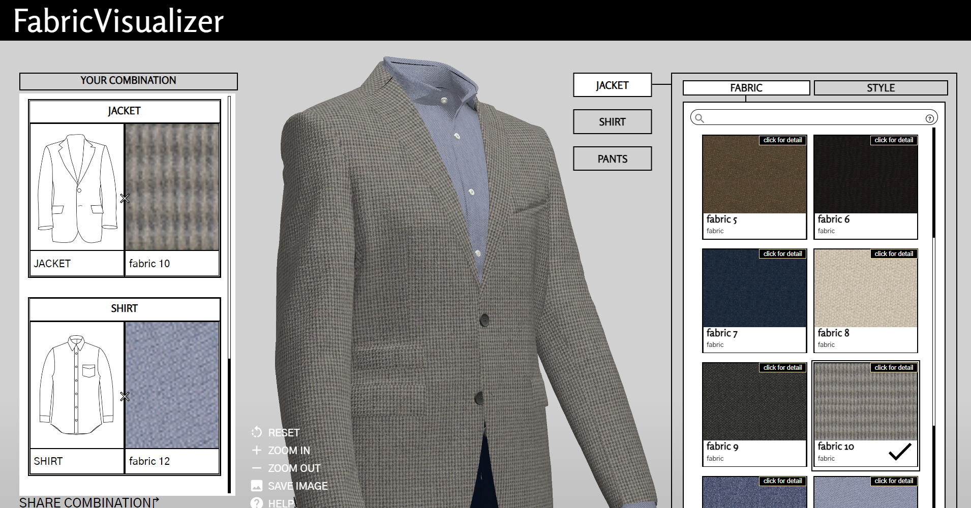 タブレット画面