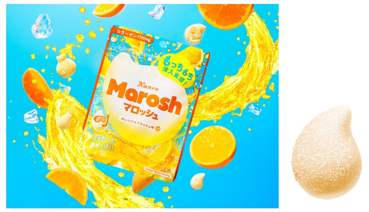 もっちもち没入食感グミ「マロッシュ」から、しゅわっと甘ずっぱい季節 もっちもち没入食感グミ「マロッシュ」から、しゅわっと甘ずっぱい季節